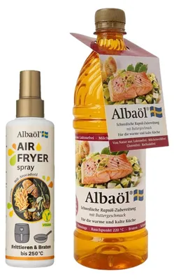 Obrázek produktu pro Albaöl – Sprej do fritézy, 190 ml. + Albaöl, 750 ml