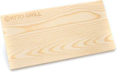 Imagen del producto de Plancha de cedro, de 30 x 15 cm, ideal para ahumar pescado, carne y verduras