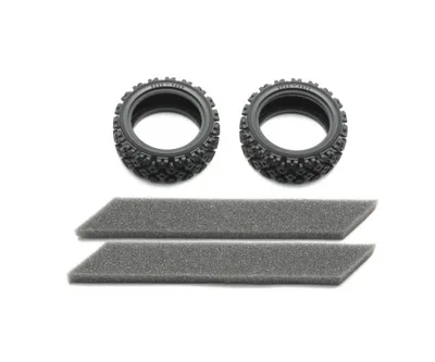 Image de Tamiya 26mm Pneus Rally Block souple (2)