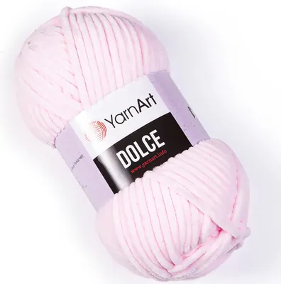 Produktbild von YarnArt Dolce Garn 750/Rosa, 100g, Weich & Kuschelig, Perfekt für Baby-Projekte, 120m