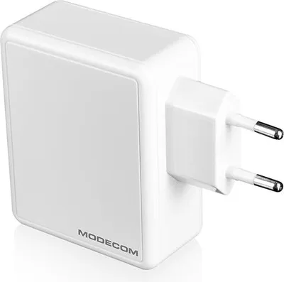 Obrázek produktu pro MODECOM MC-45CU Rychlonabíječka, bílá, USB-C PD, USB-A QC, 15 W, 2,4 A, napájecí adaptér, vhodná pro smartphony, tablety, iPhone, Samsung, Huawei
