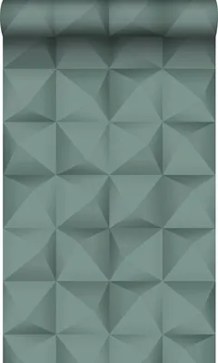 Produktbild von Origin Wallcoverings Tapete 3D Muster Petrolblau 50 x 900 cm