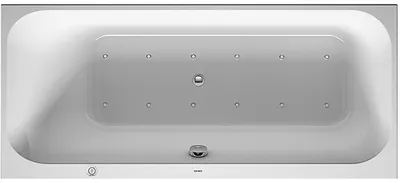 Produktbild von Duravit Duravit Rechteck-Whirlwanne HAPPY D.2 145 l 160x70 we 1 RS li Combi-Syst E