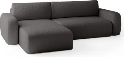 Produktbild von FEDVE Ecksofa Eckcouch mit Schlaffunktion Varde Universal Bettkästen Couch Sofagarnitur Grau (Anthologie 18)