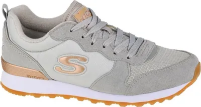 Produktbild von Skechers Damen Schnürschuhe Sportlich Gummisohle grau