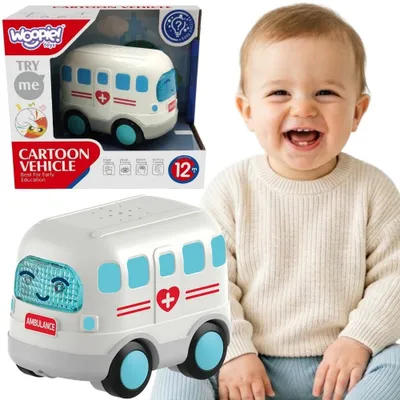 Immagine prodotto di Macchinaambulanza interattiva Woopie Baby con luci e suoni