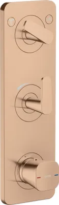 Immagine prodotto di hansgrohe AXOR Citterio C Module thermostatique 380/120 encastré avec plaque pour 2 consommateurs, 49700300, 49700300