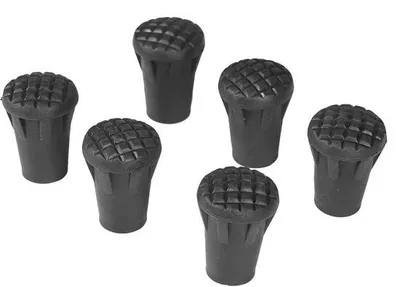 Produktbild von Trekkingstokpunkt-ersetzer, 6er Pack, Metallische, für Wanderstöcke, Außenbeschutz
