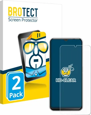 Produktbild von 2x Für Emporia ME.6 Schutzfolie BROTECT Displayschutz Display Schutz Folie Klar Transparent