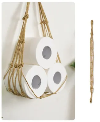 Wandtasche aus Baumwollseil, Boho-Deko, Hängetasche, 107 cm