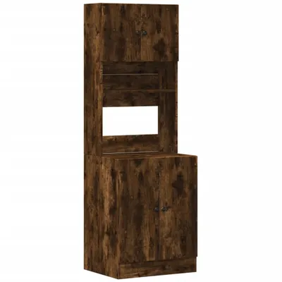Zdjęcie produktu dla vidaXL Szafka kuchenna dąb wędzony 60x50x180 cm materiał drewnopochodny