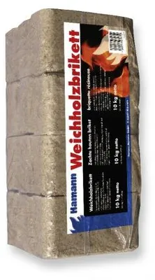 Produktbild von RUF Weichholz Briketts rechteckig 10 kg