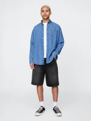 Produktbild von GAP Baggy-Jeansshorts 32