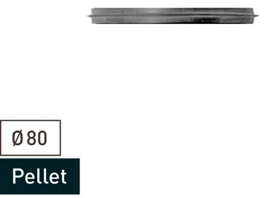 Produktbild von Raik Pelletrohr / Ofenrohr 80mm - Dichtung