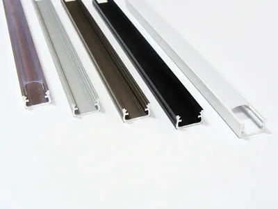 Zdjęcie produktu dla Profil LED NT Aluminium Srebrny Anodowany 1000MM+ Klosz Mleczny