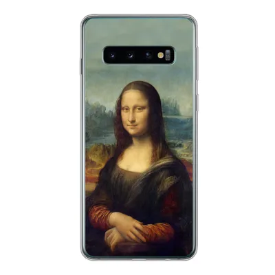 Produktbild von MuchoWow® Handyhülle Schutzhülle Hülle für Samsung Galaxy S10 Mona Lisa - Da Vinci - Gemälde Silikon Softcase Handy Hülle - Handytasche