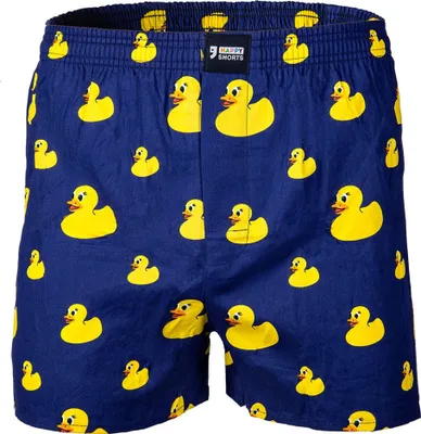 Produktbild von Happy Shorts Herren Webboxershorts - American Style, Baumwolle, gemustert Ente XL