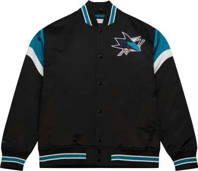 Produktbild von M&N Heavyweight Satin Jacke NHL San Jose Sharks - L
