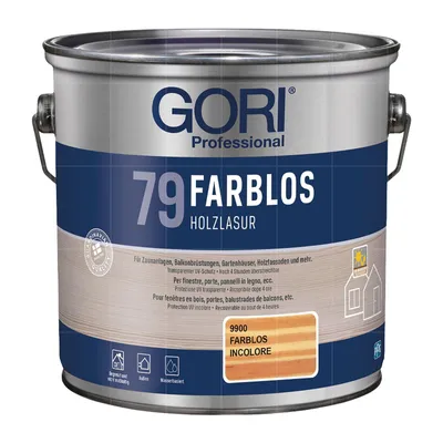 Produktbild von GORI 79 Holzlasur Farblos 9900 5L