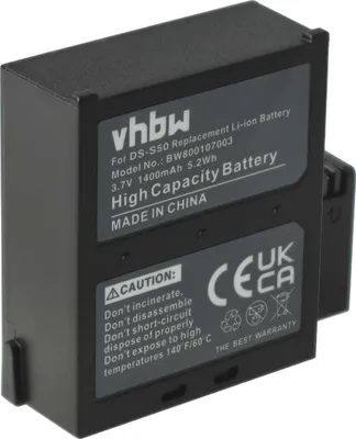 Produktbild von vhbw Akku kompatibel mit AEE MagiCam S50, S51, D33, S7, S71 Videokamera Camcorder (1400 mAh, 3,7 V, Li-Ion)