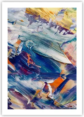Produktbild von Poster - Poster ohne Rahmen - Die Farben Farbe Abstraktion - 50x70 cm - Wand Bild - Wanddeko - Wandbilder - Kunstposter - Wandposter - Bilder - Kunstdruck - Wanddekoration - Wandbild - P2XPA50x70-5113