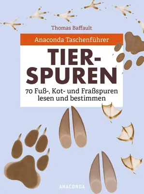 Produktbild von Anaconda Taschenführer Tierspuren. 70 Fuß-, Kot- und Fraßspuren lesen und bestimmen
