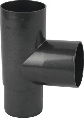 Produktbild von Marley Rohrabzweig Kunststoff rund 87° Anthrazitmetallic DB703 NW 53/53 mm