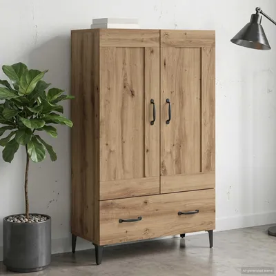 Obrázek produktu pro vidaXL Vysoká skříňka Artisan – dub 70 x 31 x 115 cm Dřevotřísková deska