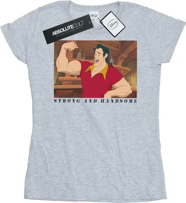 Produktbild von Disney - "Beauty And The Beast Handsome Brute" T-Shirt für Damen BI15427 (M) (Grau)
