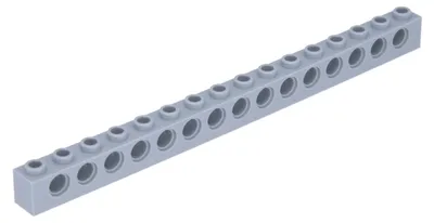 Produktbild von 1x LEGO Technic Steine 1 x 16 (3703) - Hellgrau
