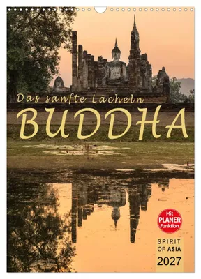 Produktbild von BUDDHA - Das sanfte Lächeln (Wandkalender 2027 DIN A3 hoch), CALVENDO Monatskalender
