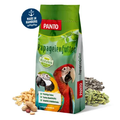 Produktbild von PANTO Papageienfutter mit Pluramin® 20kg - mit Saaten und Getreide
