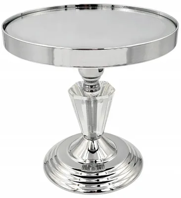Obrázek produktu pro Madex JX433S Stříbrný servírovací tác na dezerty ⌀ 20 cm