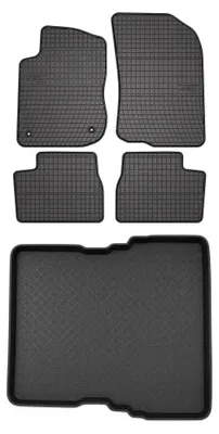 Obrázok produktu pre Gumové autokoberce SolidPRO + vaňa kufra pre: Peugeot 208 I 2012-2019 van 5 ks