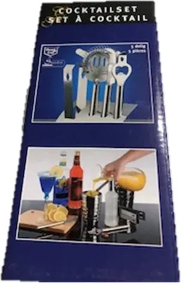 Produktbild von cocktail-Set 5-teilig Edelstahl