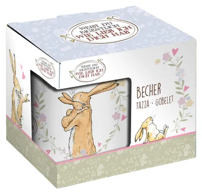 Tasse mit Letterprint in Geschenkbox, 200 ml, Keramik, weiß