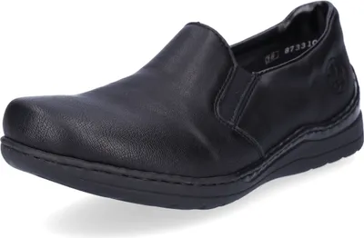 Produktbild von Rieker Damen Slipper schwarz slip-on