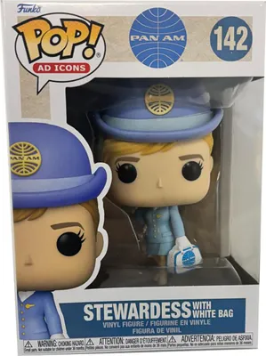 Immagine prodotto di Statuetta Funko POP Pan Am 142 Stewardess with White Bag