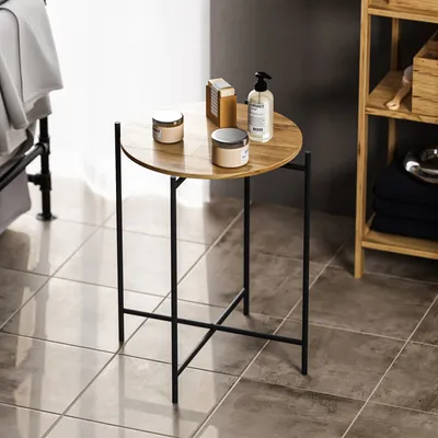 Immagine prodotto di Skye Decor, Shb-004, tavolino, 100 % LEGNO, nero, 46 x 46 x 56 cm