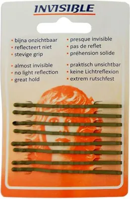 Produktbild von Invisible Haarspange lang Blond 8st