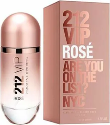 Produktbild von Carolina Herrera 212 VIP Rosé, Frauen, 30 ml, Rosa Pfeffer, Rose, Champagne Rosé & Pink Pepper, Rose, Peach Tree Flower & Bouquet of Roses