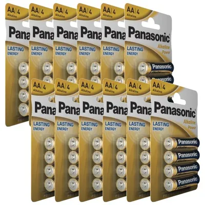 Produktbild von 48 Stück PANASONIC LR6 AA Alkaline-Batterien