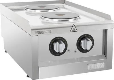 Obrázok produktu pre Elektrický sporák Buffalo 600 Series s 2 horákmi