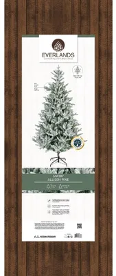 Productafbeelding van Allison kunstkerstboom H240 D152 cm groen/wit Everlands