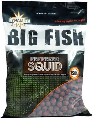 Produktbild von Dynamite Baits PEPPERED SQUID 1KG 20MM