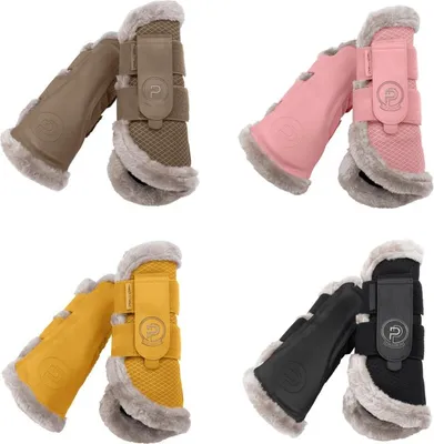 Produktbild von Eskadron Platinum Gamaschen " MESH FAUXFUR ", 1 Paar Größe - S Farbe - black