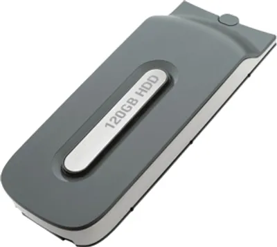 Produktbild von Microsoft Xbox 360™ Hard Drive (120 GB), 120 GB, Schwarz, Grau