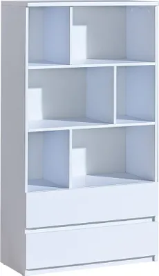 Image de Minio, bibliothèque "ARCCA 4" Étagère, Couleur blanche