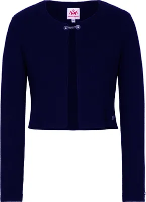 Produktbild von Emana Damen Strickjacke Janker Trachten jacke, Farbe:Dunkelblau, Größe:38/M