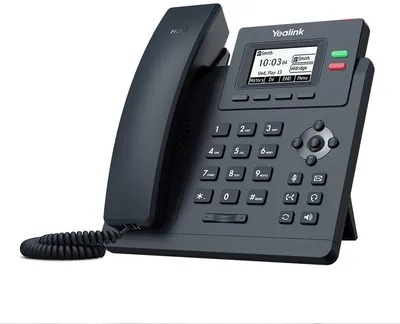 Produktbild von Yealink SIP- T31W, IP-Telefon, Grau, Kabelgebundenes Mobilteil, 2 Zeilen, 1000 Eintragungen, LCD
